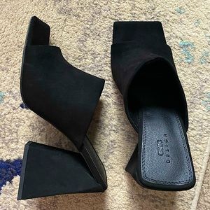 ASOS Design Wide Block Mule Sandal